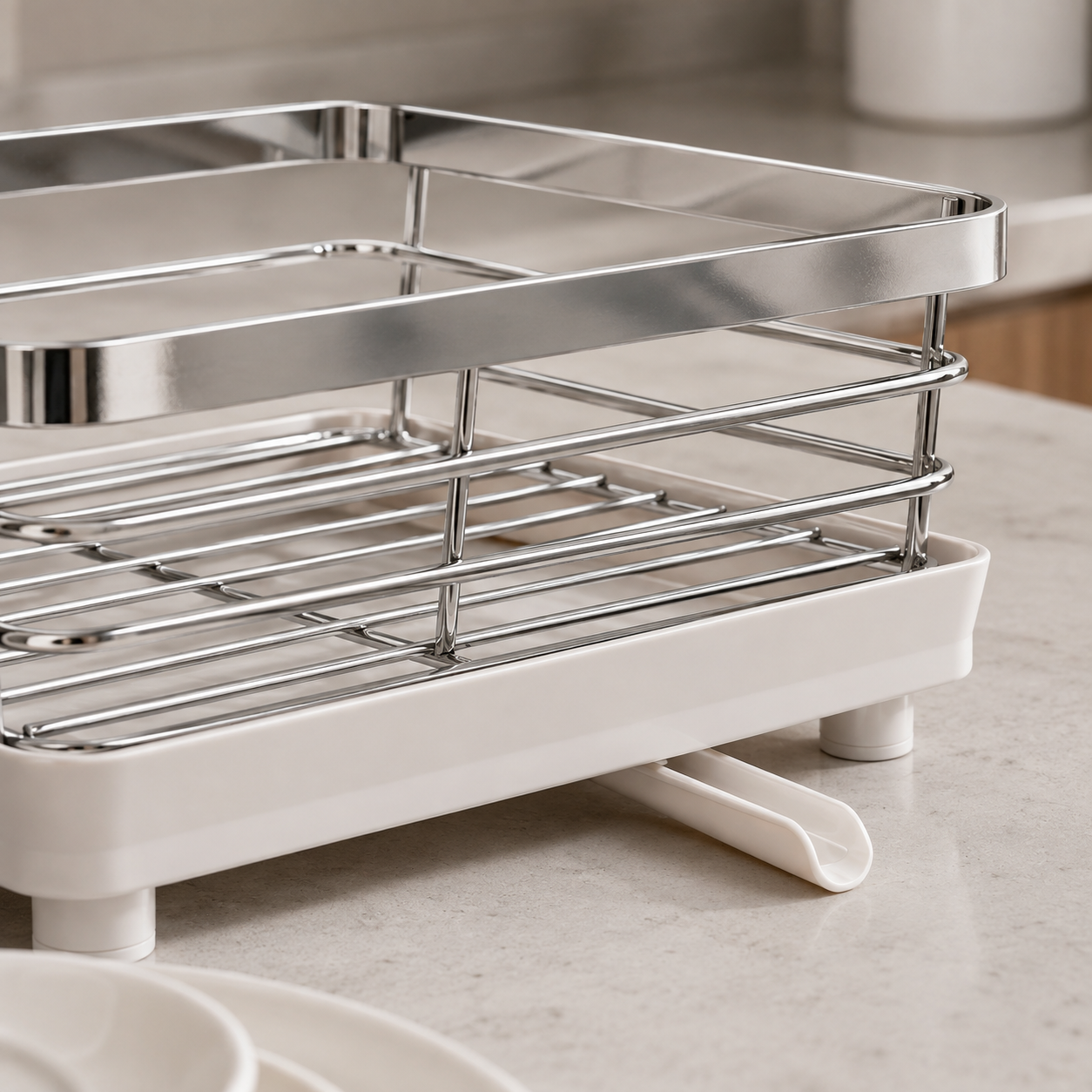 🍽️ Dish Drainer | Stainless Kitchen Home-Cooks | Sleek Countertop Order