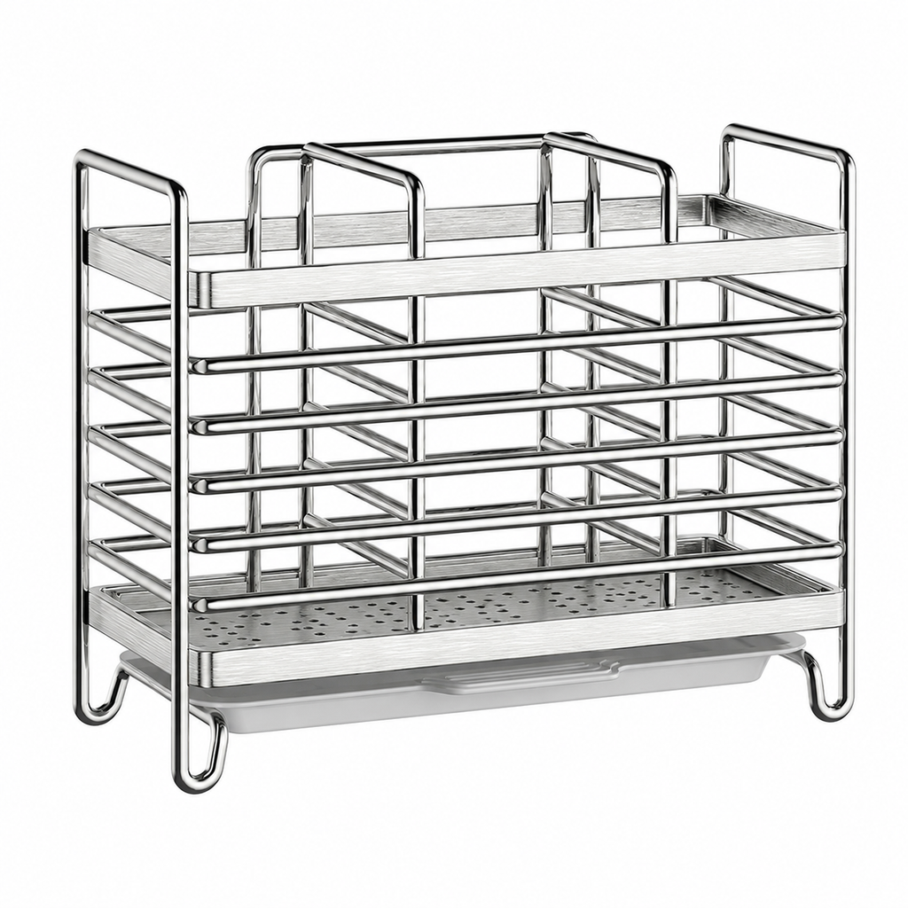 🍴 Utensil Organizer | Metal Kitchen Home-Cooks | Sleek Wall-Mounted Minimalism