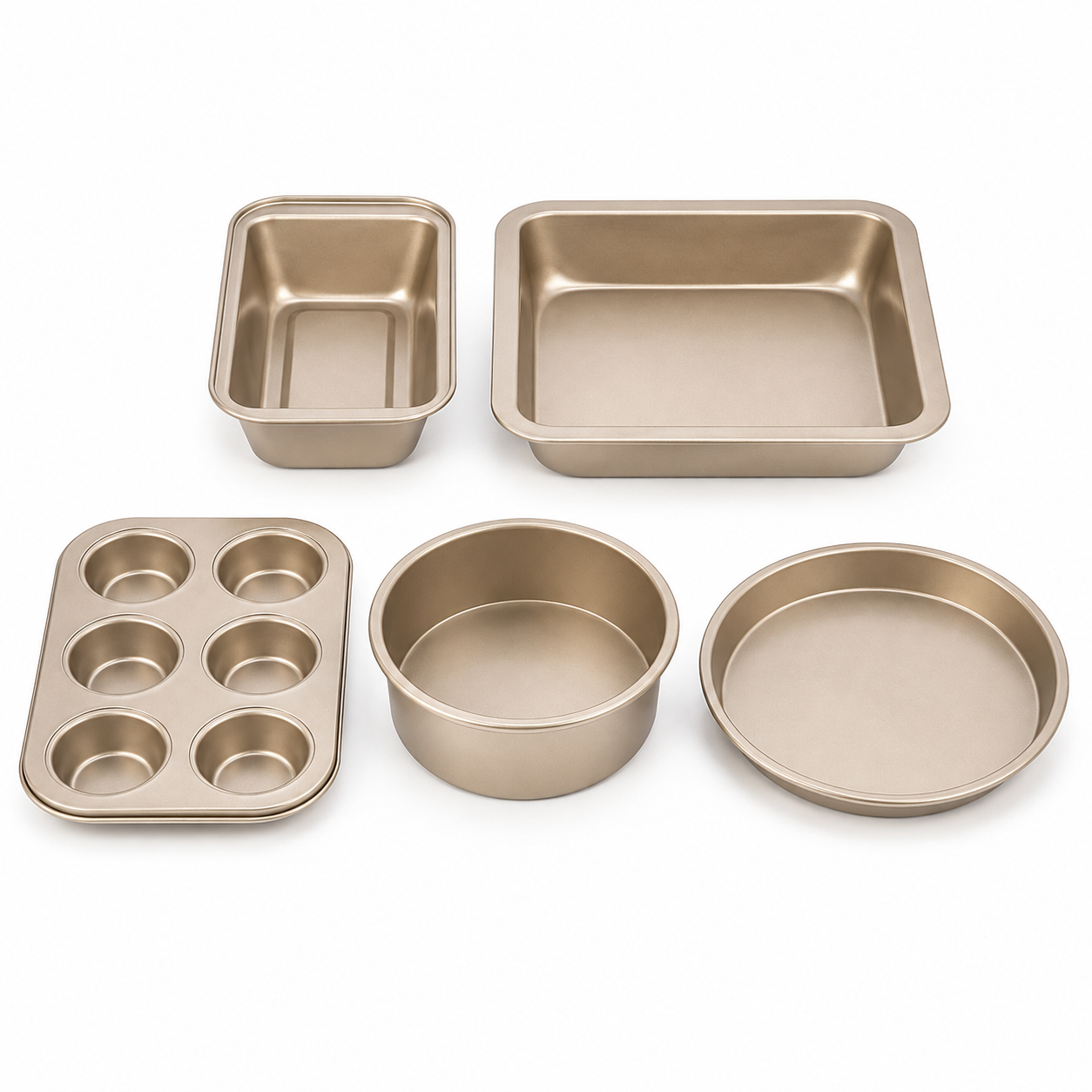 🧁 Bakeware Set | Carbon Steel Kitchen Bakers | Golden Essentials