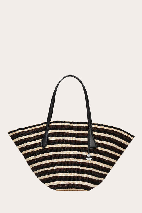 Sprout Basket Dark Multi Striped