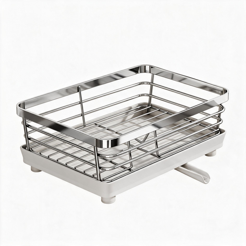 🍽️ Dish Drainer | Stainless Kitchen Home-Cooks | Sleek Countertop Order