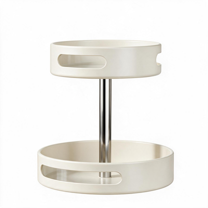 🧂 Spice Organizer | Metal Kitchen Cooks | Cream Rotating Design
