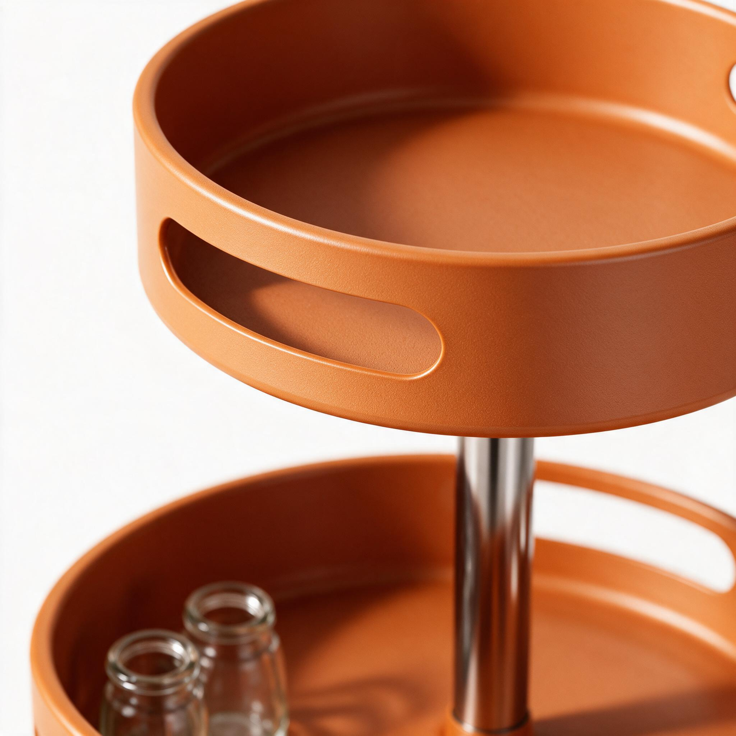 🍊 Spice Organizer | Metal Kitchen Cooks | Warm Orange Rotation