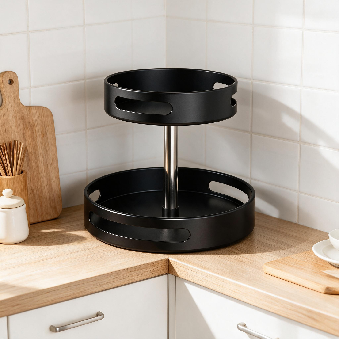 🌶️ Spice Rack | Metal Kitchen Chef Gift | Rotating Design